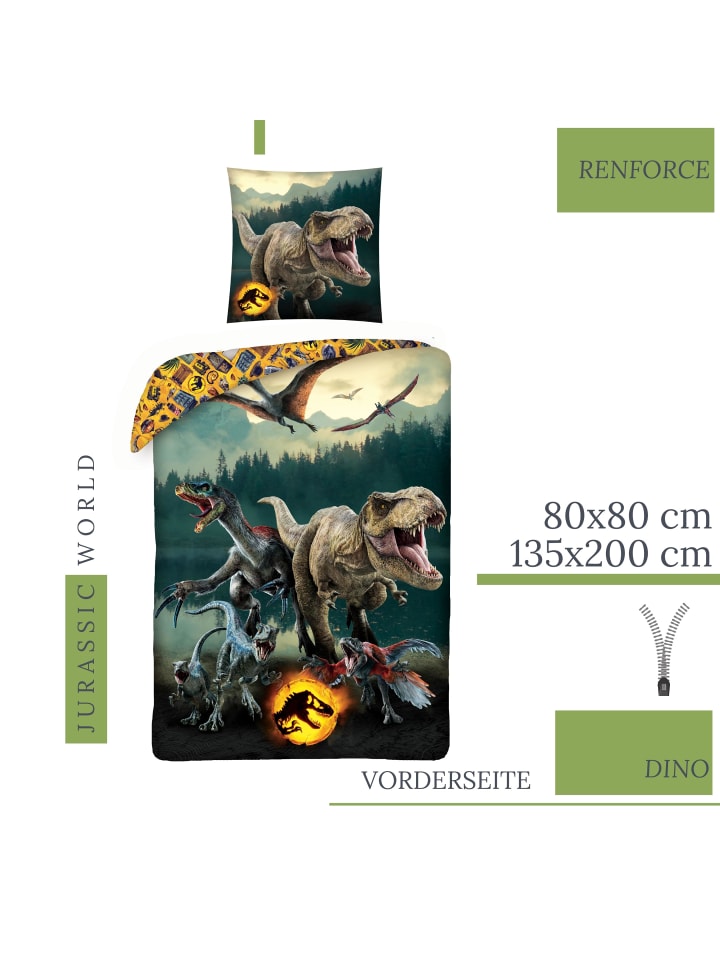 Jurassic World Bettwäsche-Set 
