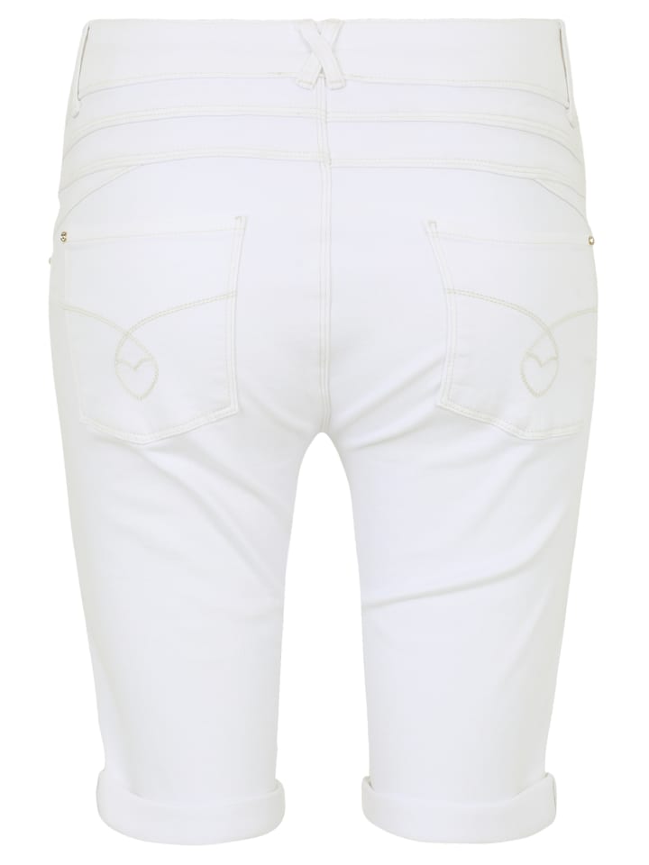 CARTOON Shorts mit Stickerei in Weiß günstig kaufen