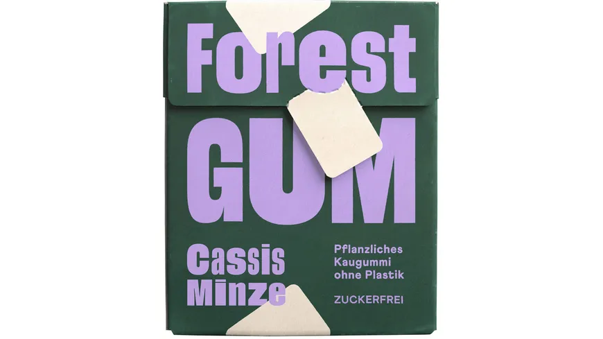 Forest Gum Kaugummi Cassis & Minze 20 g