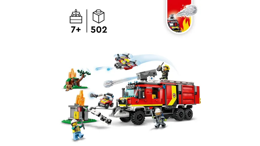 LEGO City 60374 Einsatzleitwagen der Feuerwehr
