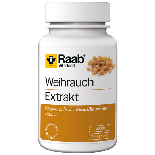 RAAB Vitalfood Weihrauch Extrakt Kapseln  75 St  Kapseln