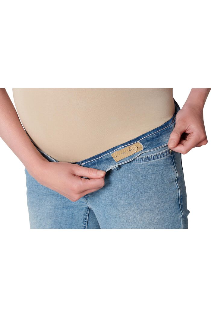 Jeans mit geradem Beinverlauf und Überbauchbund