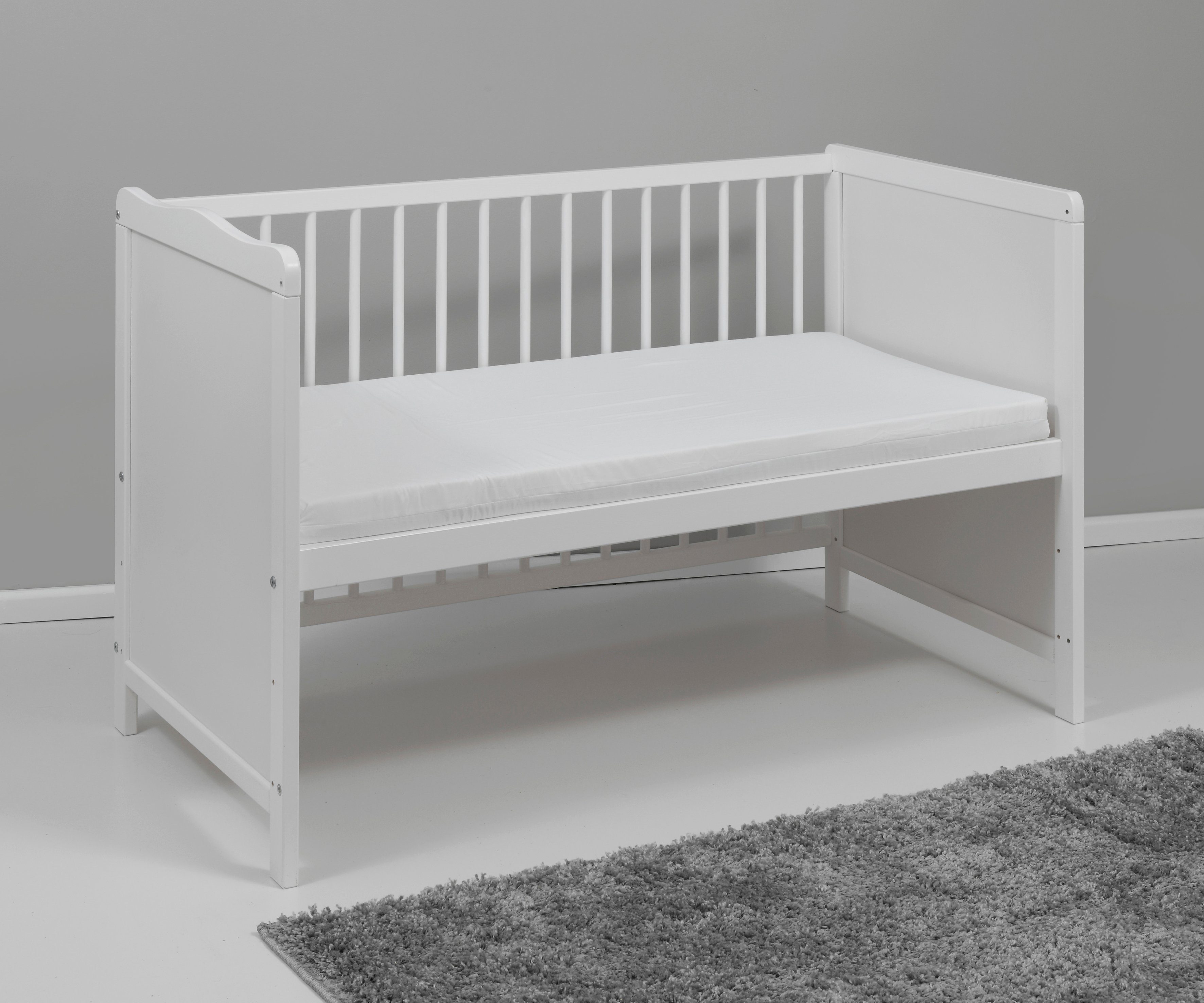 Lüttenhütt Babybett Lüttenhütt Bärchen, 4-tlg., mit Textilset, komplett in 2 Größen