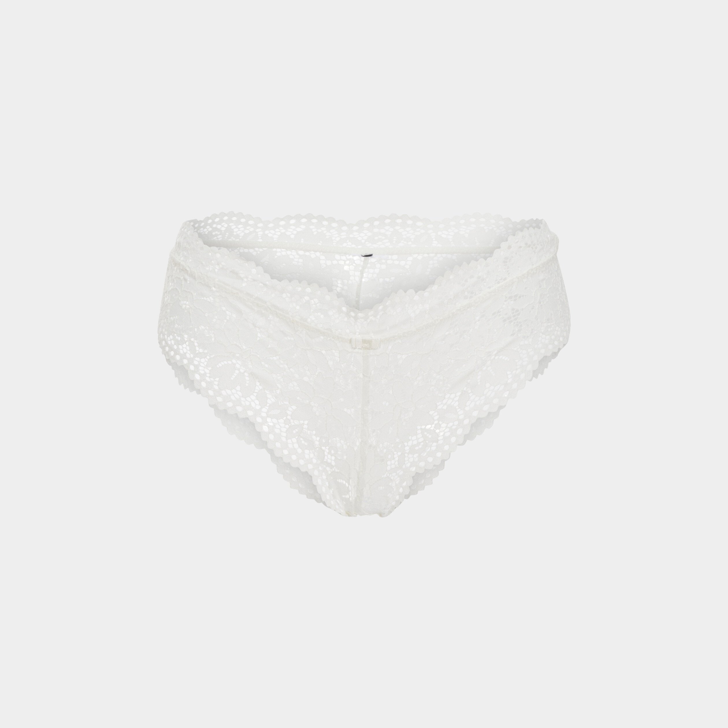 Shorty en dentelle blanc femme | La Halle