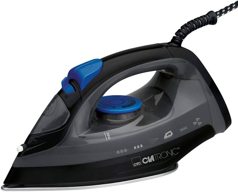 Clatronic DB Dampfbügeleisen Verkabelt DB 3703 240 150 ml Schwarz, Blau
