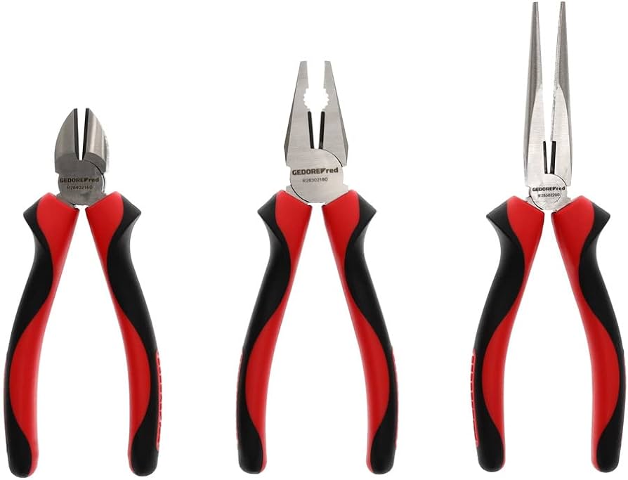 Gedore RED 3301155 R28002003 Set clești 3 piese