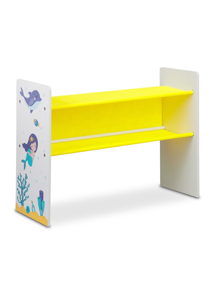 relaxdays Kinderregal Meerjungfrau in Bunt - (B)82,5 x (H)66 x (T)29,5 cm günstig kaufen onesize