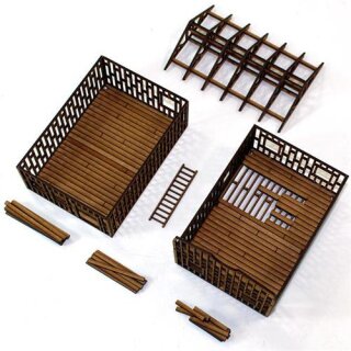 28mm Double Storey Small Building Under Construction