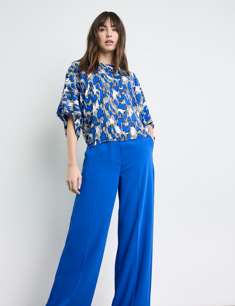 Oversized-Blusenshirt mit Fledermausärmeln