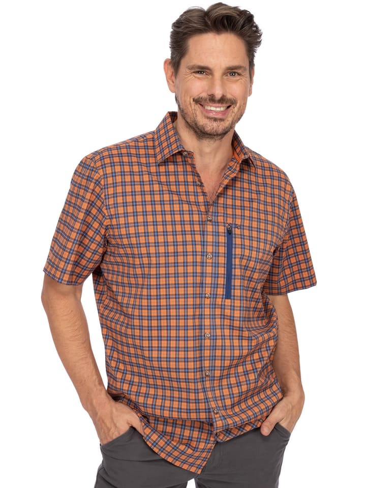 OS-Trachten Trachtenhemd 411000-4067 in orange günstig kaufen M
