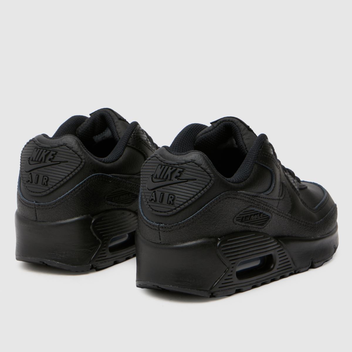 Nike svarta Air Max 90 ungdomsskor
