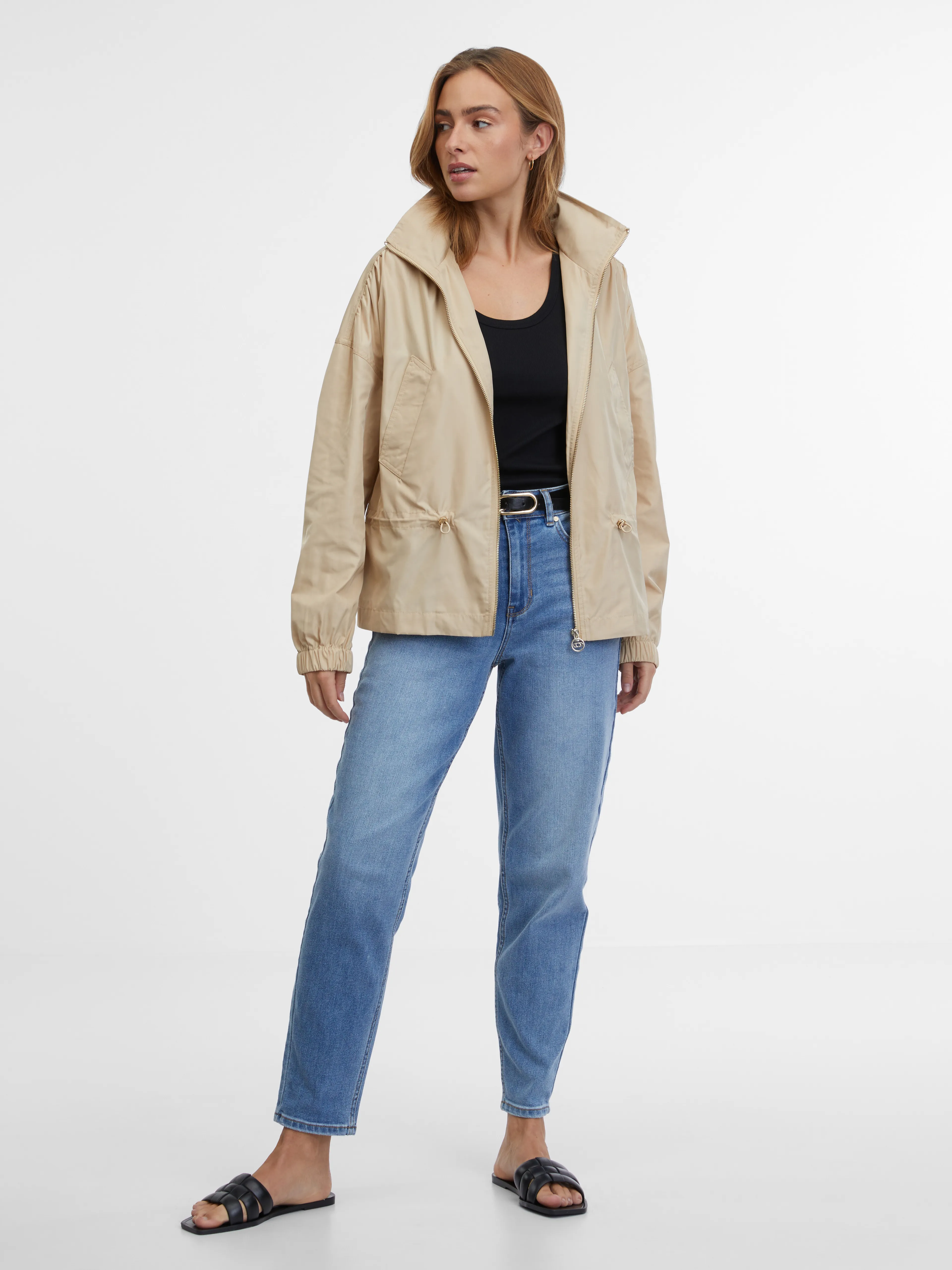 Beige leichte Damenjacke ORSAY