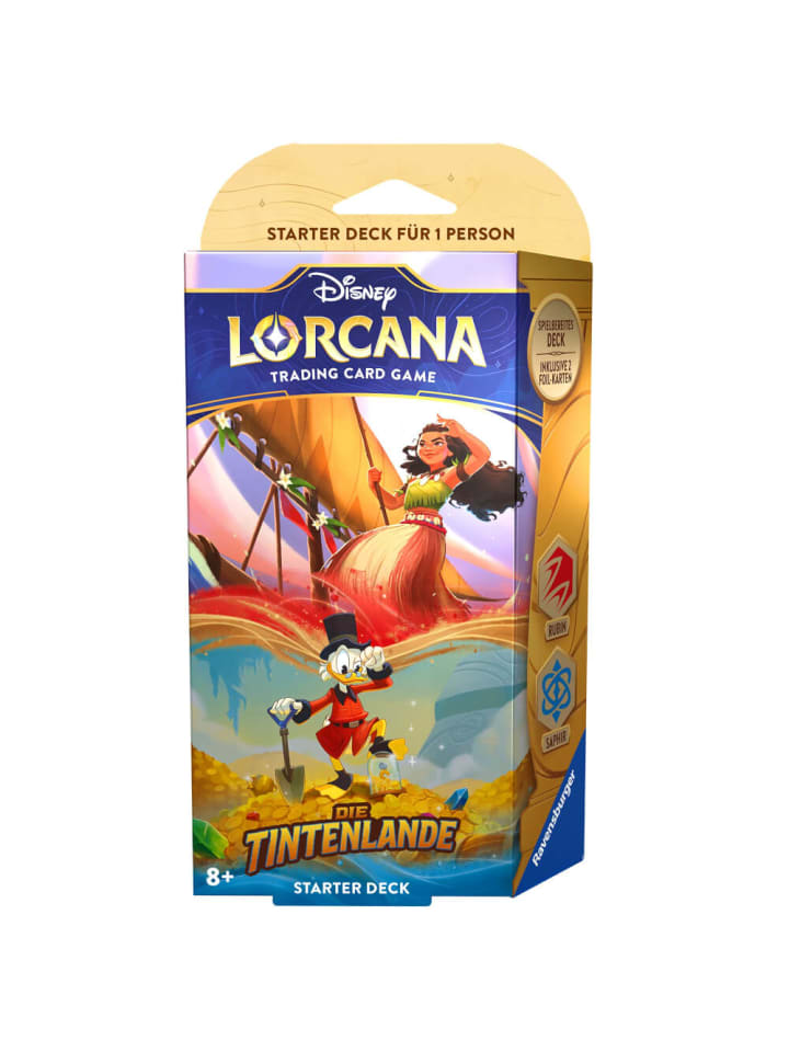 Disney Sammelkartenspiel Lorcana: Die Tintenlande - Starter Deck Rubin und Saphir günstig kaufen onesize