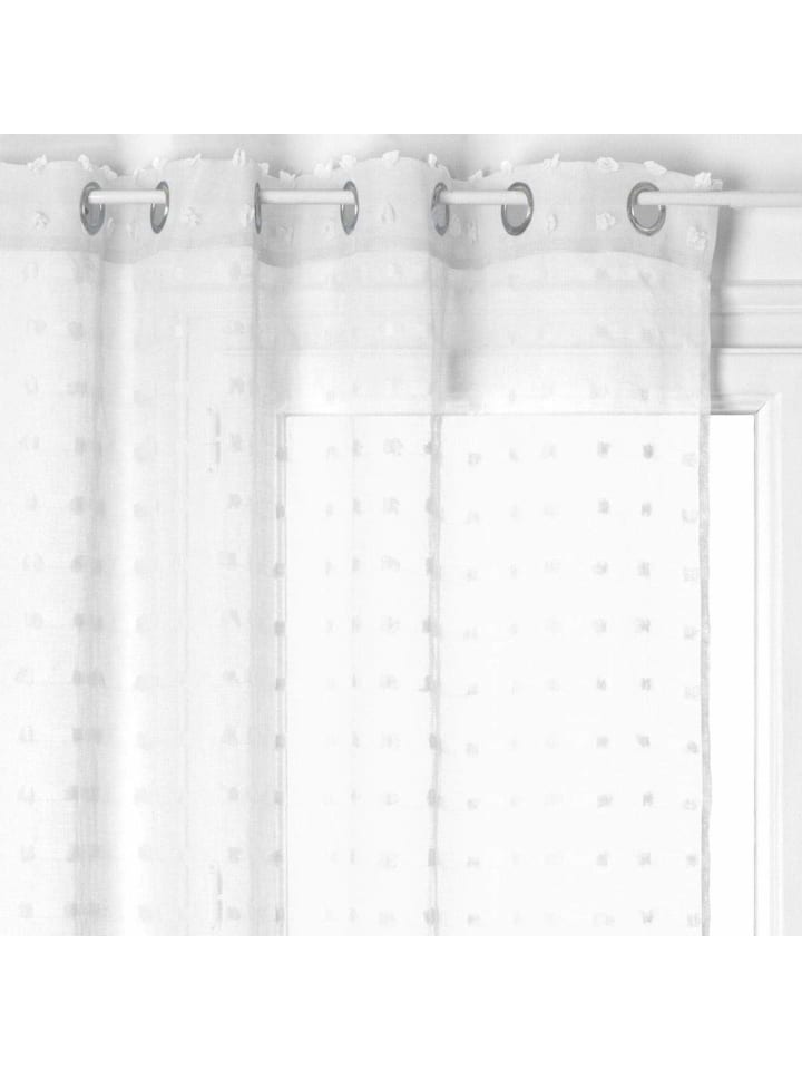 Atmosphera Créateur d'intérieur Voilage in weiß günstig kaufen onesize