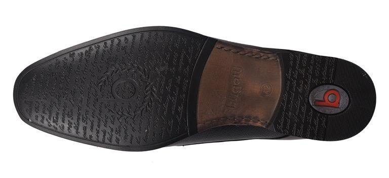 bugatti Schnürschuh mit eleganter, feiner Prägung
