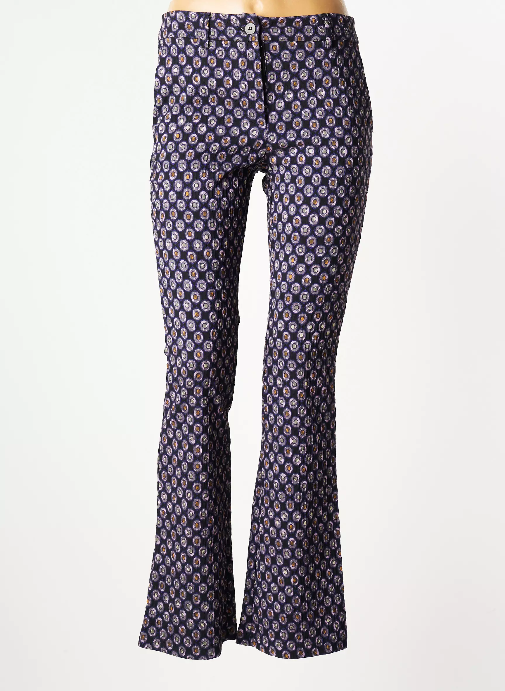 See The Moon Pantalons Flare Femme couleur violet