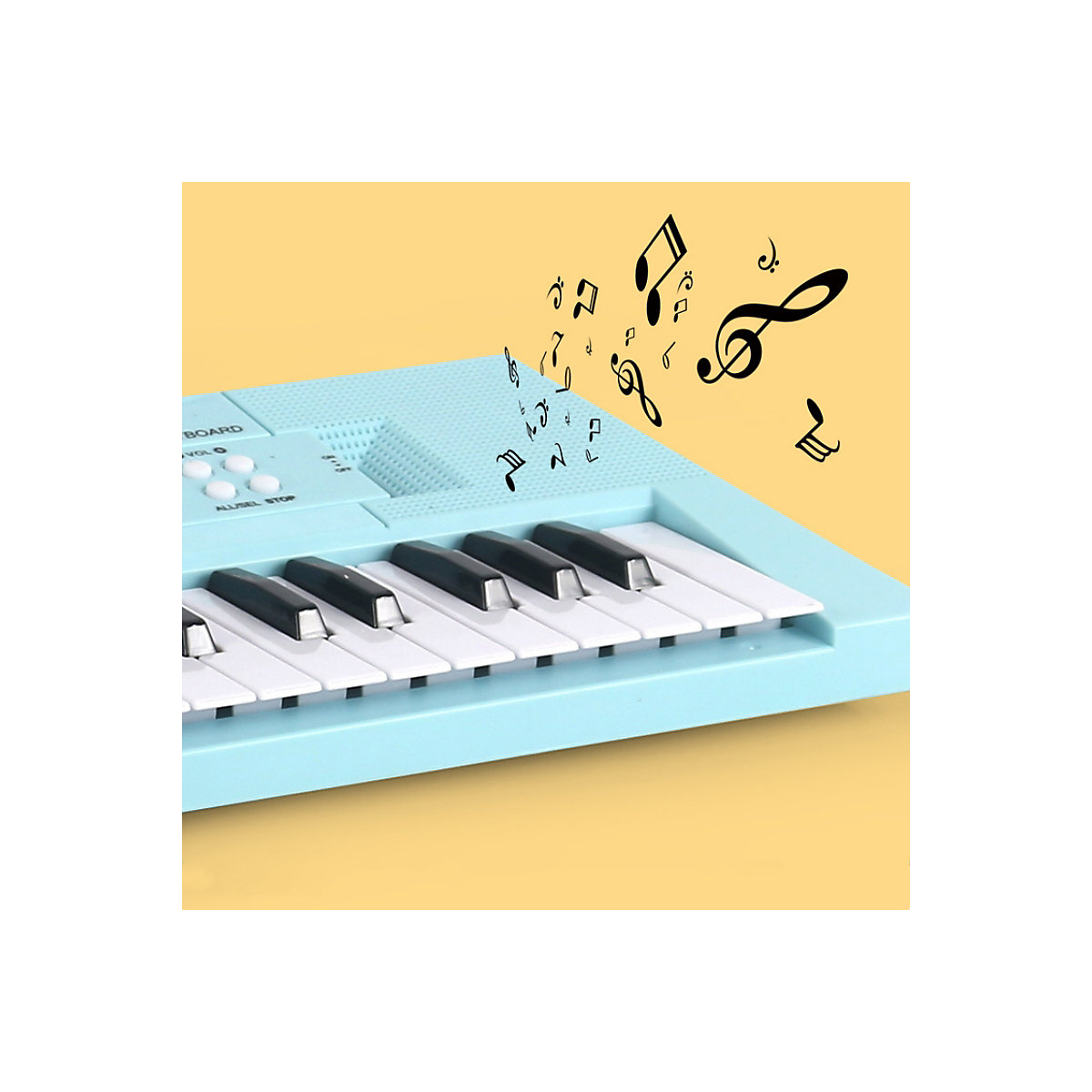 Kinderspielzeug mit Mikrofonmusik für Anfänger Multifunktionales elektronisches Tastatur-Kinderspielzeug