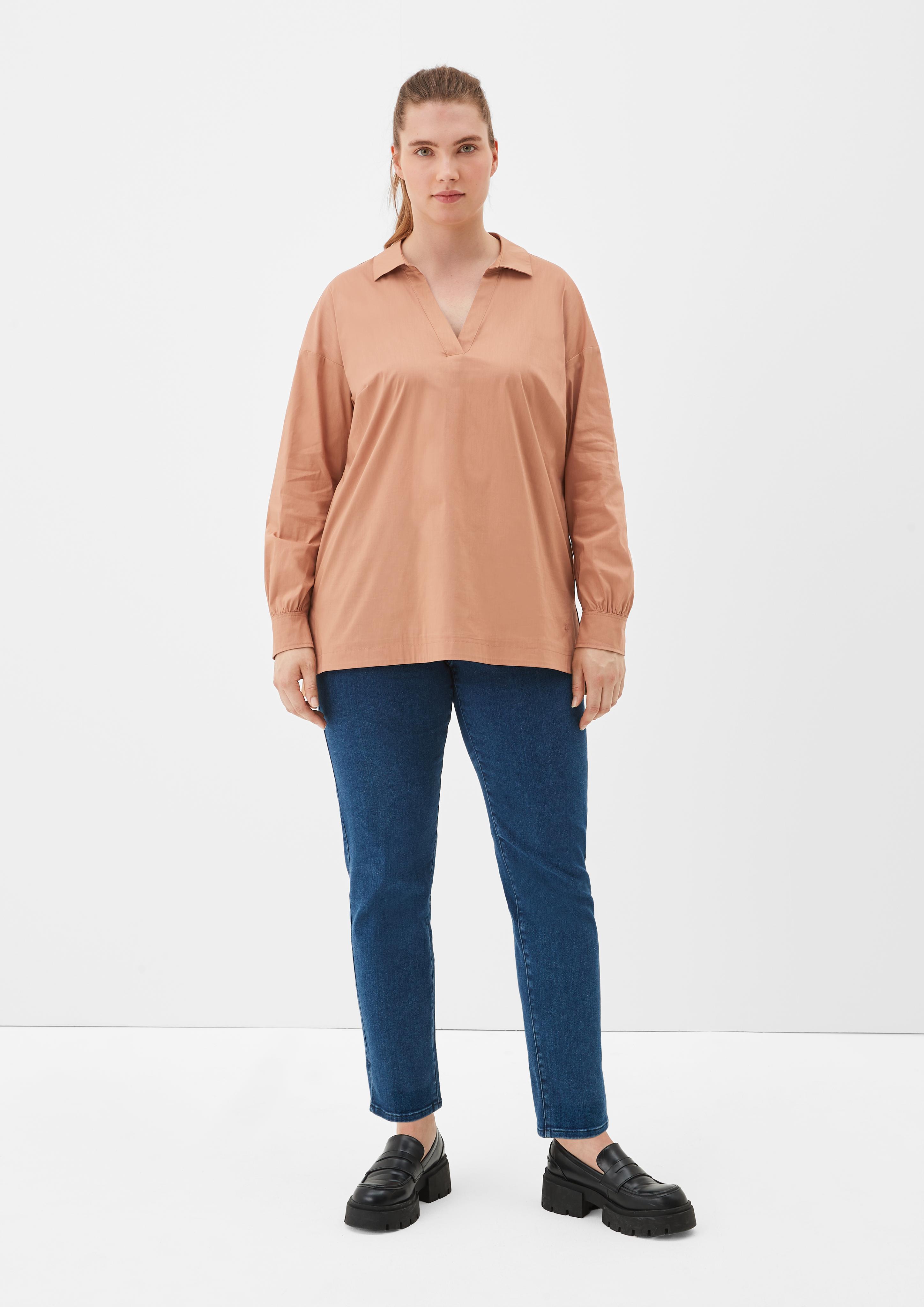 Bluse aus Popeline  2121180-8748