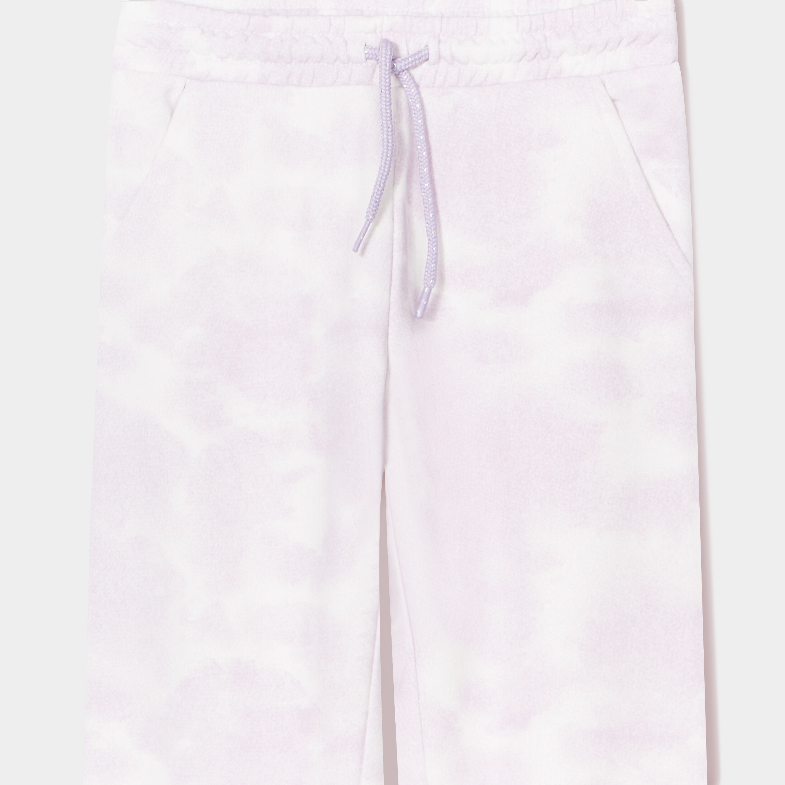Pantalon de jogging droit molleton ecru fille | La Halle