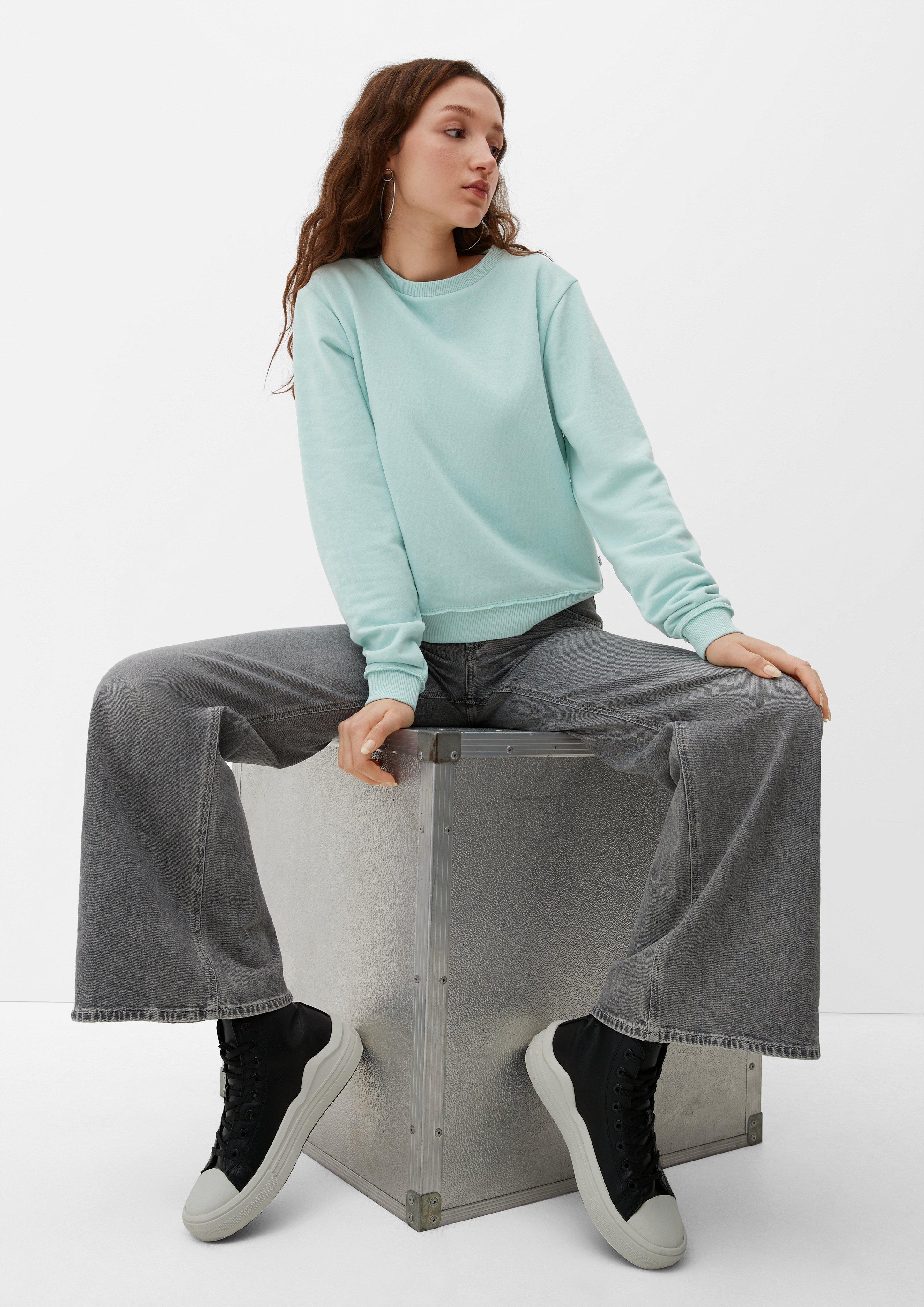Sweatshirt mit offenem Saum  2127905-6092