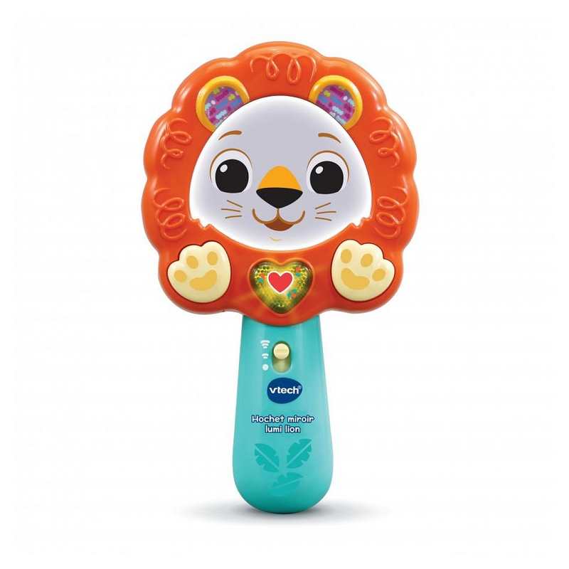 Hochet musical miroir lumi lion