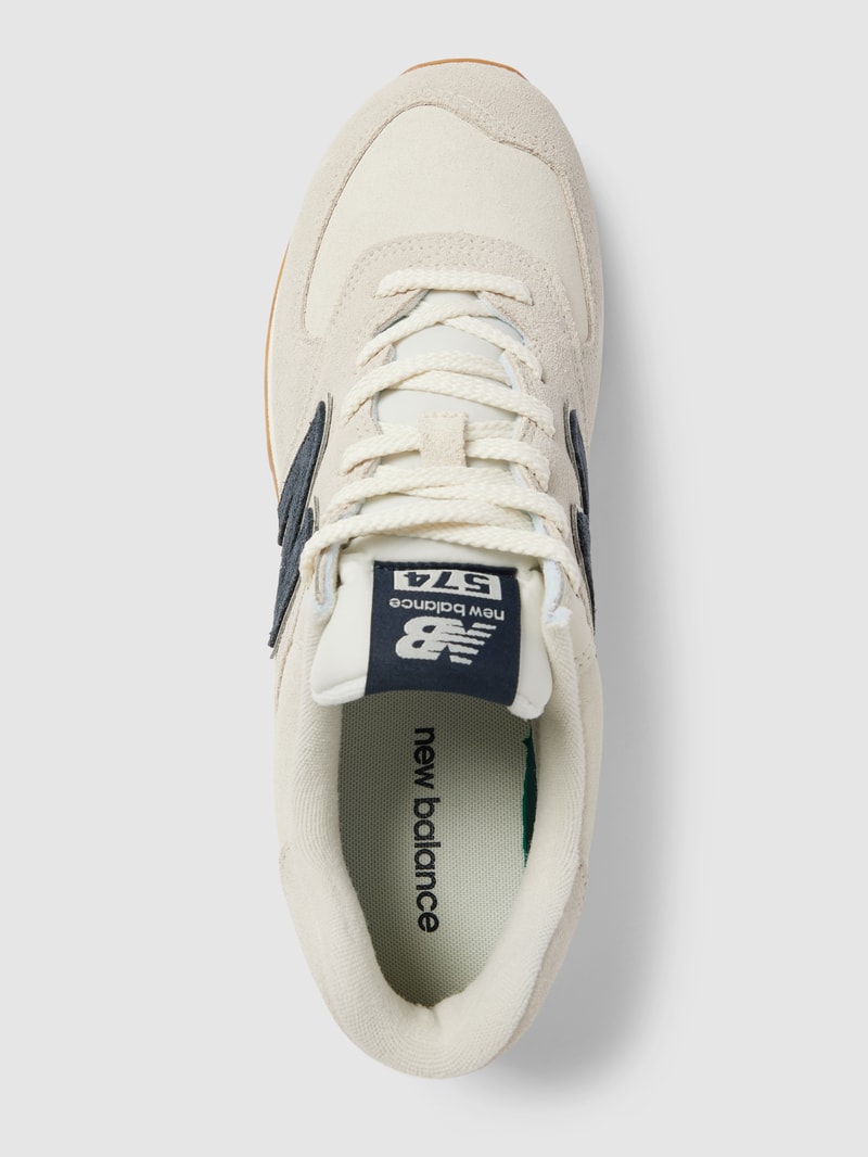 Espadrilles mit Label-Detail in beige