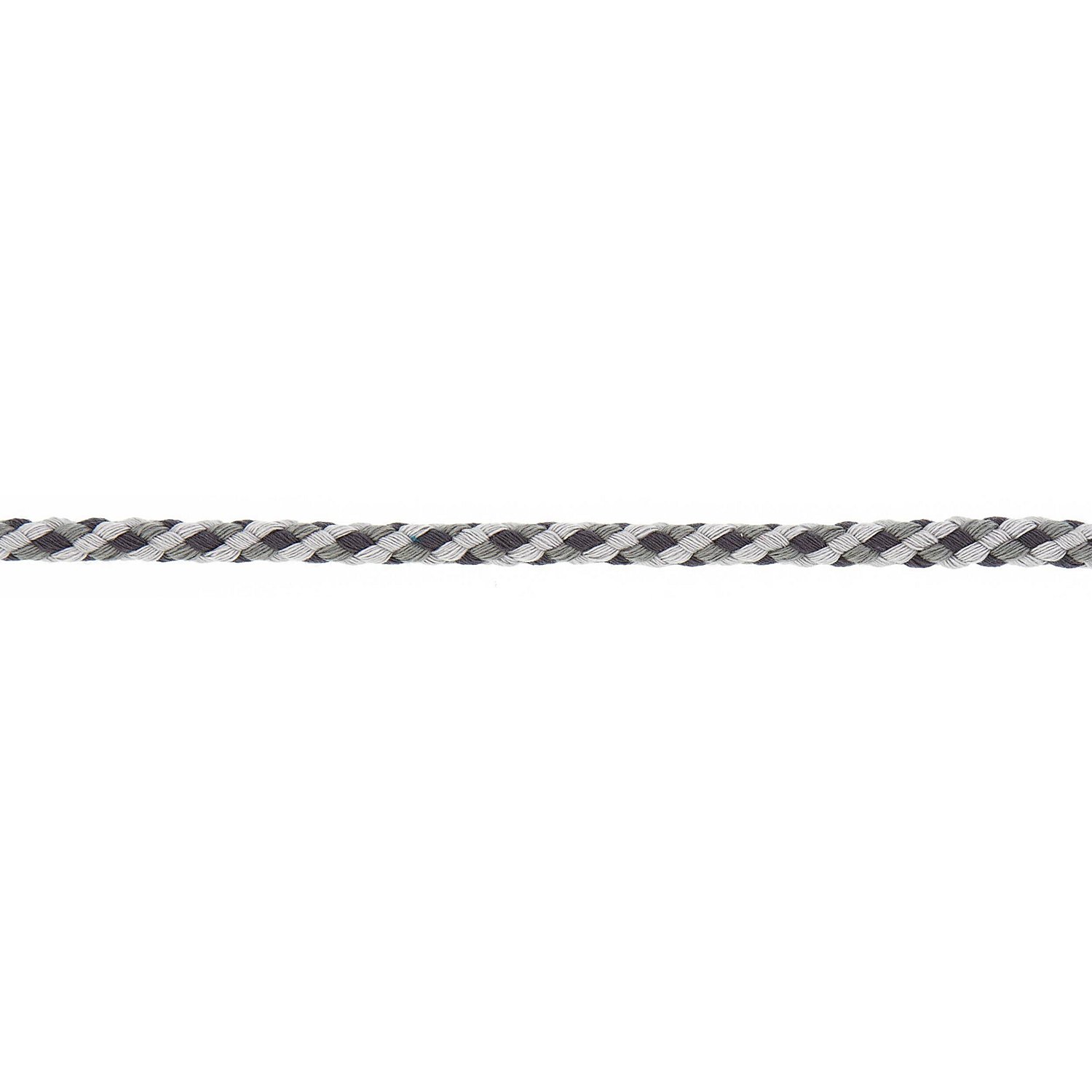 buttinette Kordel für Bekleidung, grau color, Ø 8 mm, Länge: 5 m