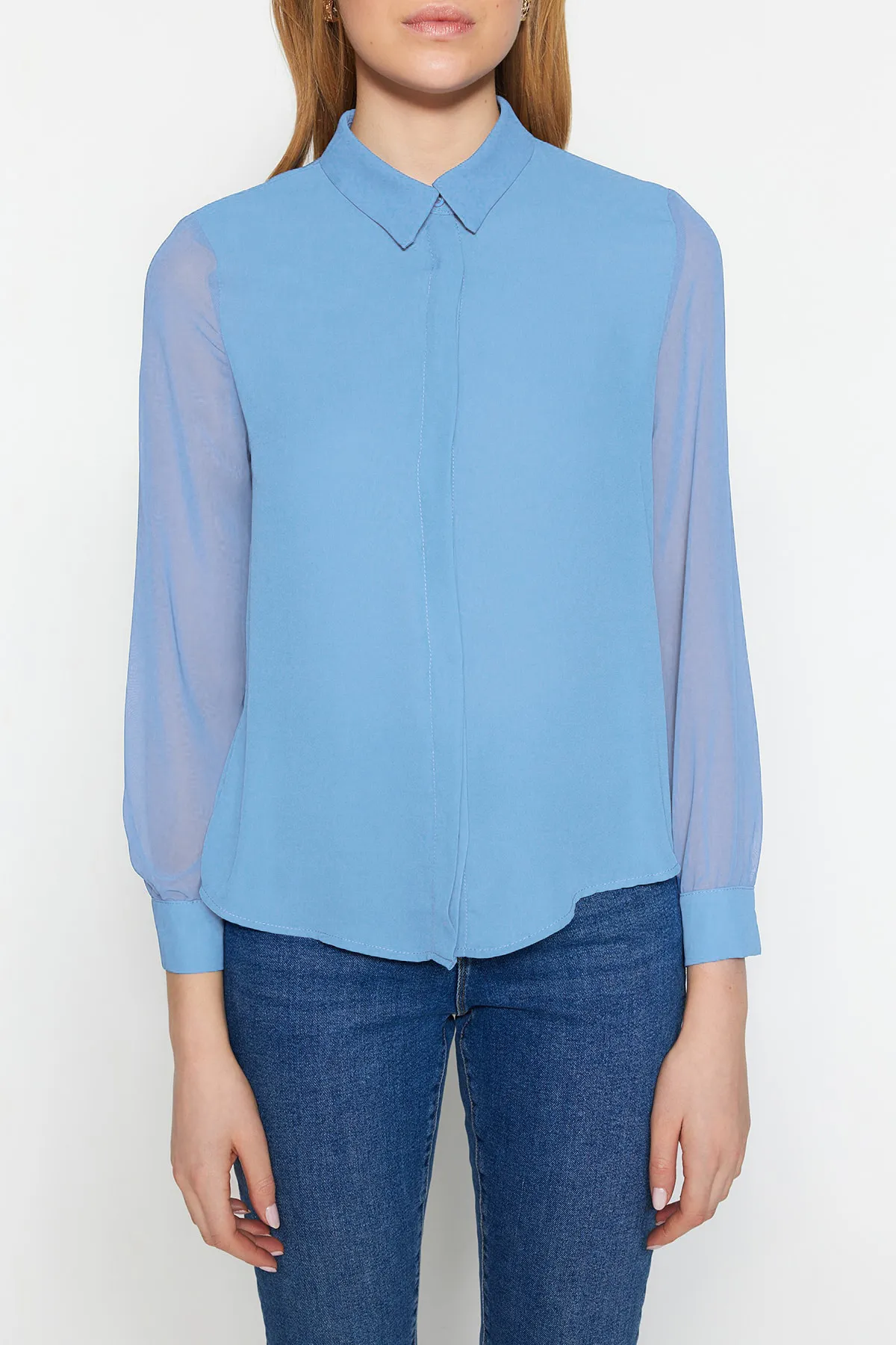 Trendyol Collection  Hemd - Dunkelblau - Regular Fit