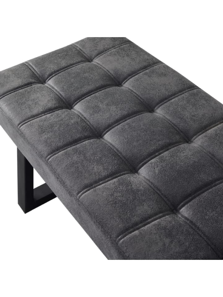 B&D Home 3-tlg. Set: Sitzgruppe Frido in Anthrazit günstig kaufen onesize