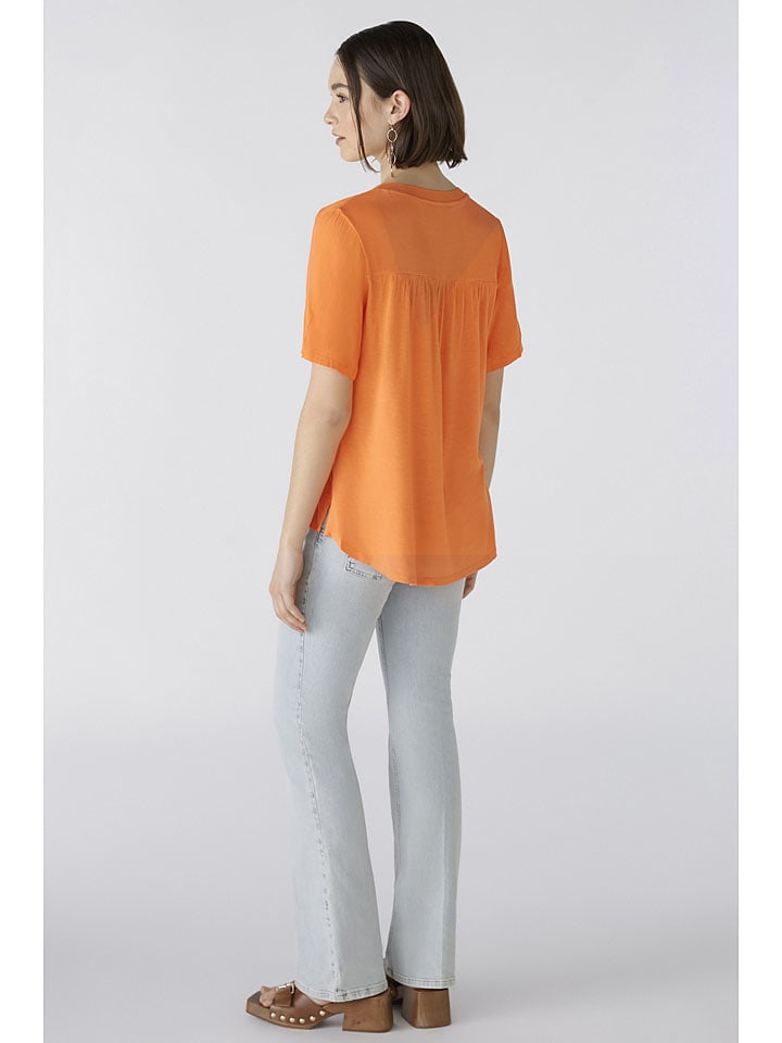 Oui Bluse in Orange günstig kaufen