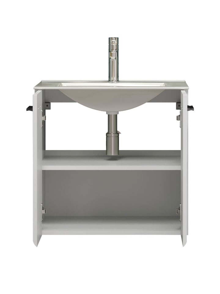 ebuy24 Waschbeckenunterschrank Riva Weiß 62 x 47 cm günstig kaufen onesize
