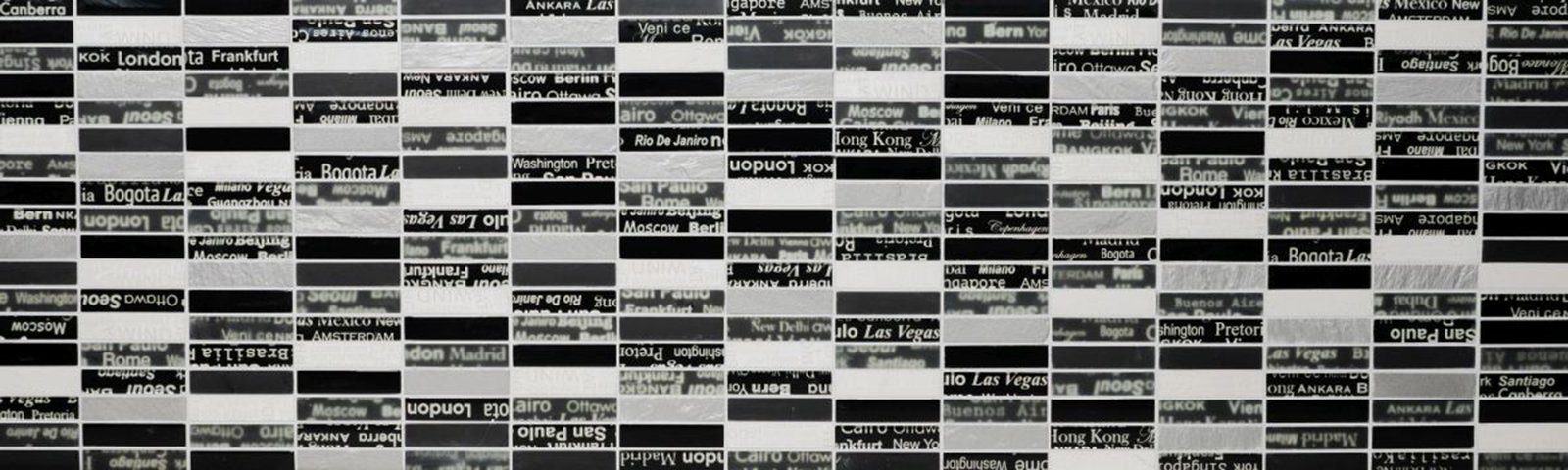 Mosani Mosaikfliesen Glasmosaik Naturstein Mosaik schwarz matt / 10 Matten