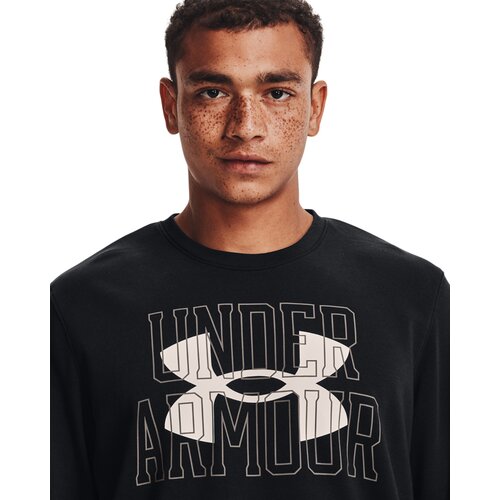 HERREN LANGARM RIVAL TERRY LOGO CREW