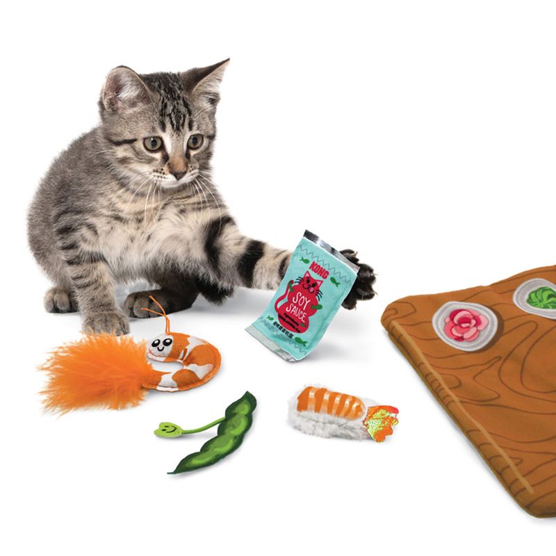 KONG Pull-A-Partz Katzenspielzeug Sushi zu TOP-Preisen | bitiba %
