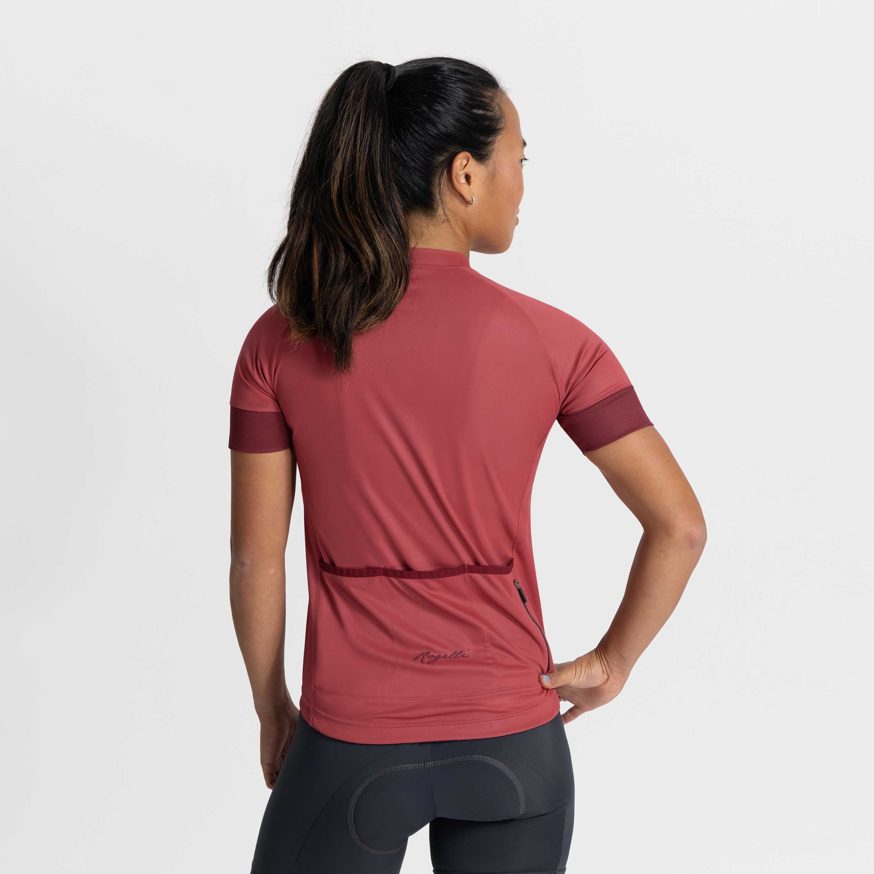 Rogelli Modesta Kirsche Damen Radtrikot Kurzarm