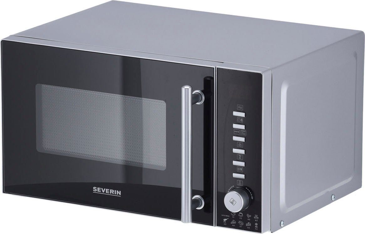 Severin Mikrowelle MW 7773 mit Grill-und Heißluftfunktion 3-in-1, Grill, Heißluft, Mikrowelle, 20 l, 10 Leistungsstufen und 9 Automatik-Kochprogramme