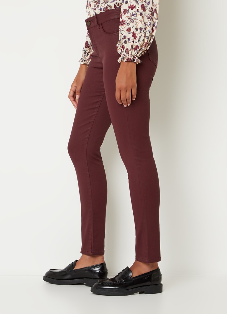 Calças Gerard Darel Elana de cintura alta e corte justo, com revestimento e elastano.