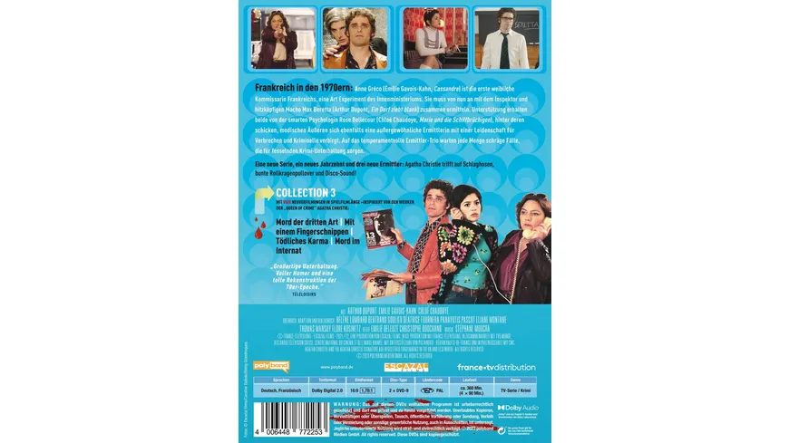 Agatha Christie: Mörderische Spiele - Die 70er. Collection 3  [2 DVDs]