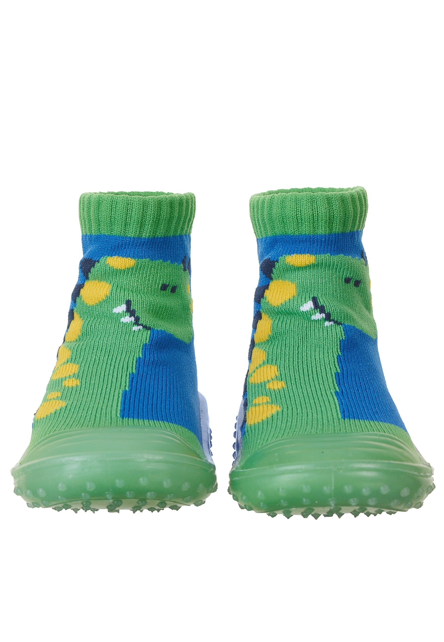 Sterntaler® Basicsocken Adventure-Socks Dino (Fliesensocken mit Anti-Rutsch-Sohle und süßen Motiven) Rutschsocken mit Vollplüsch im Sohlenbereich, ABS- Söckchen