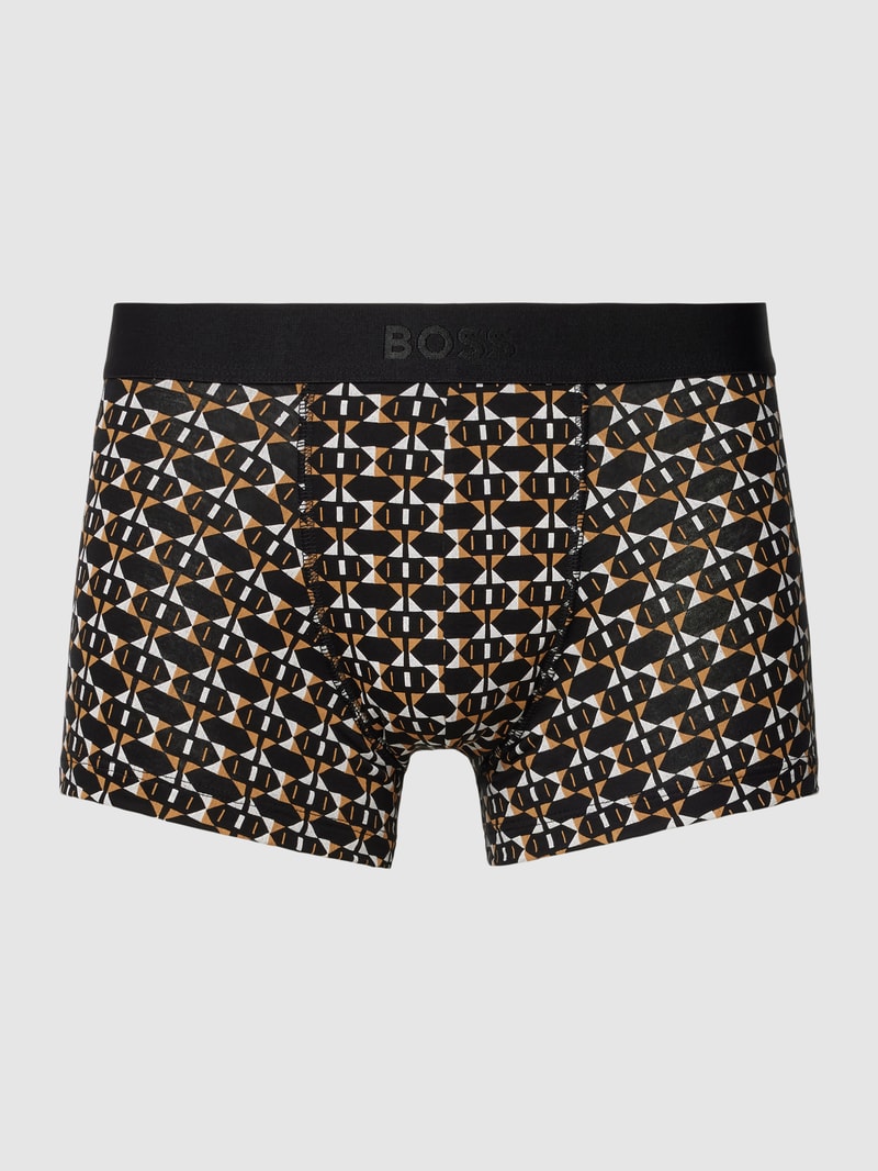 Trunks mit Allover-Muster in camel