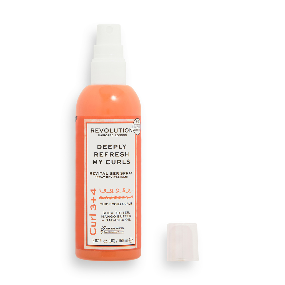 revolution hair Revolution Haircare Deeply Refresh My Curls Revitaliser Spray Spray hydratant