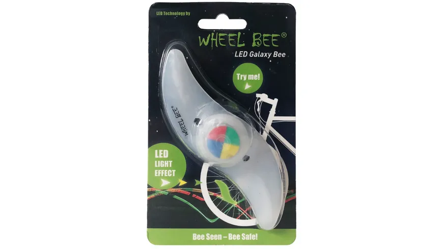 Schildkröt-Funsports - Wheel-Bee - LED-Bicycle Light - Galaxy Bee