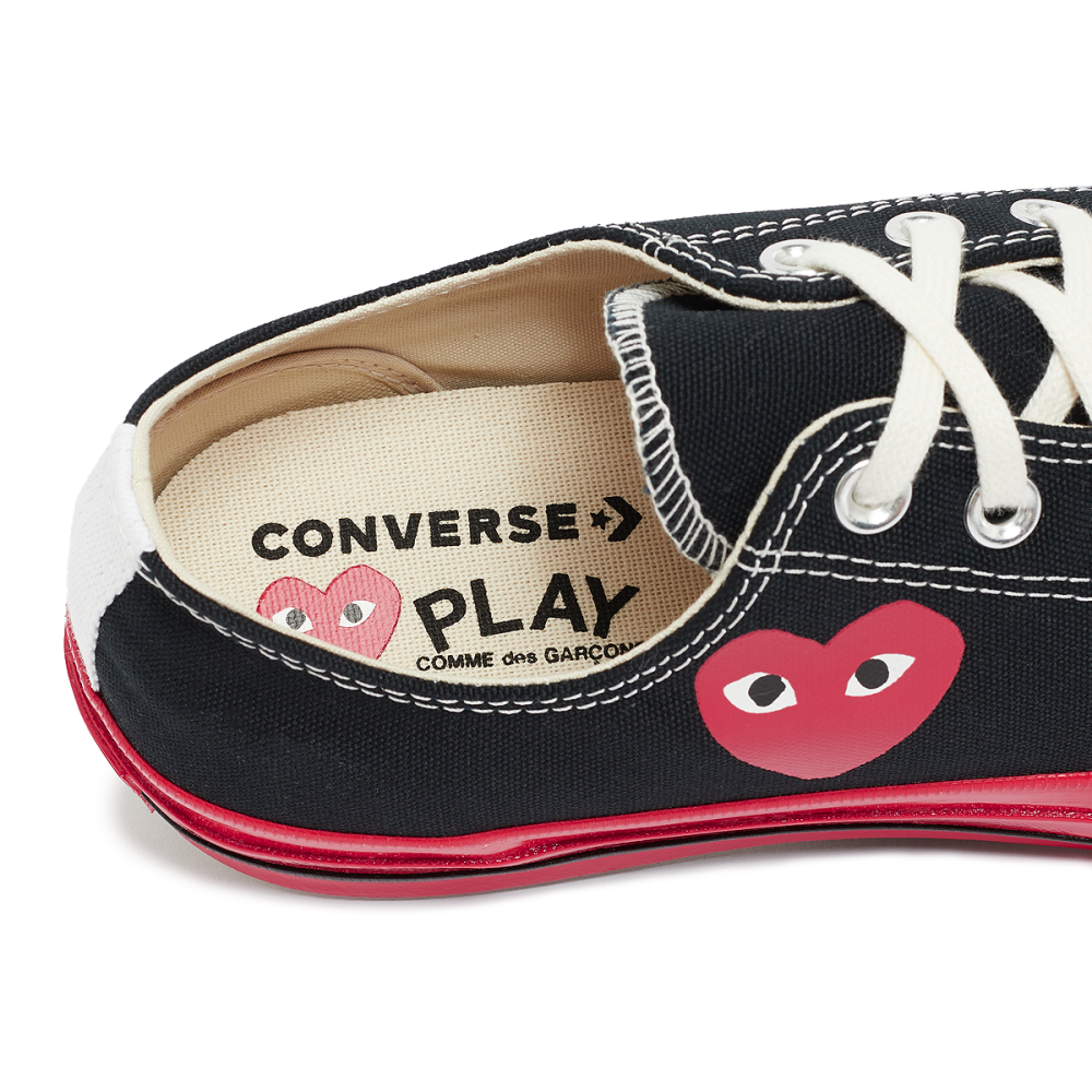 Comme des Garcons Play Sole Chuck 70 Low P1K123-1 / schwarz