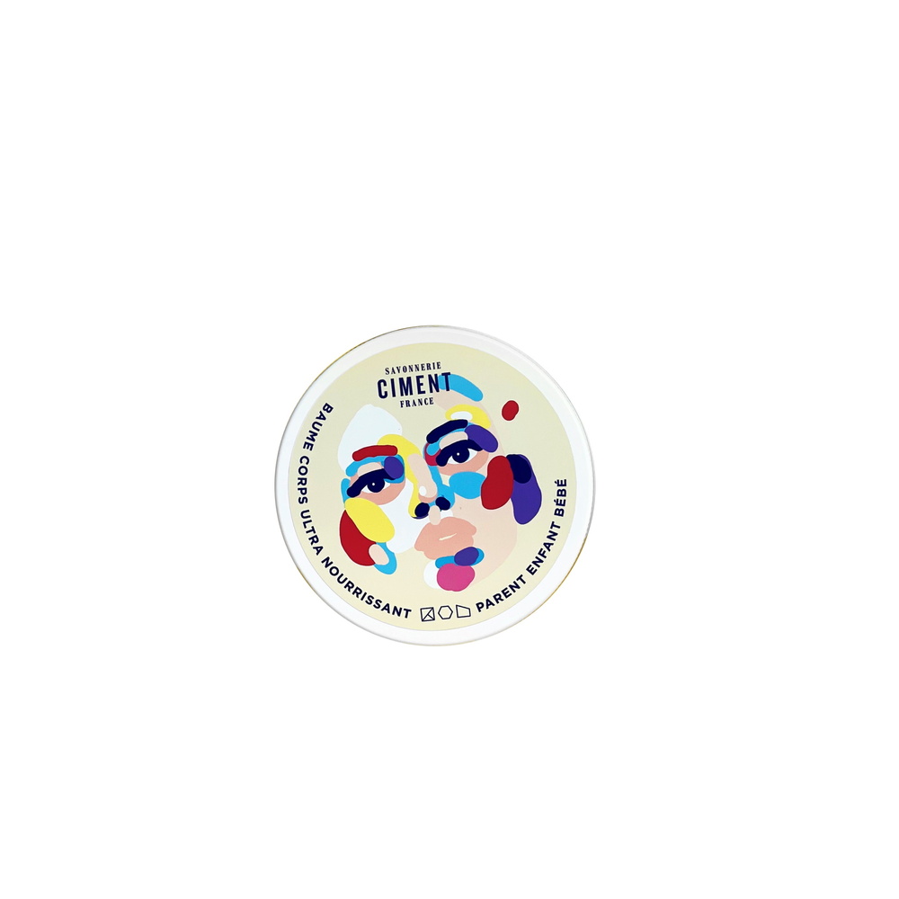 ciment Baume corps visage  ultra nourrissant Karité sésame certifié cosmos Organic Soins corps bio baume corps visage
