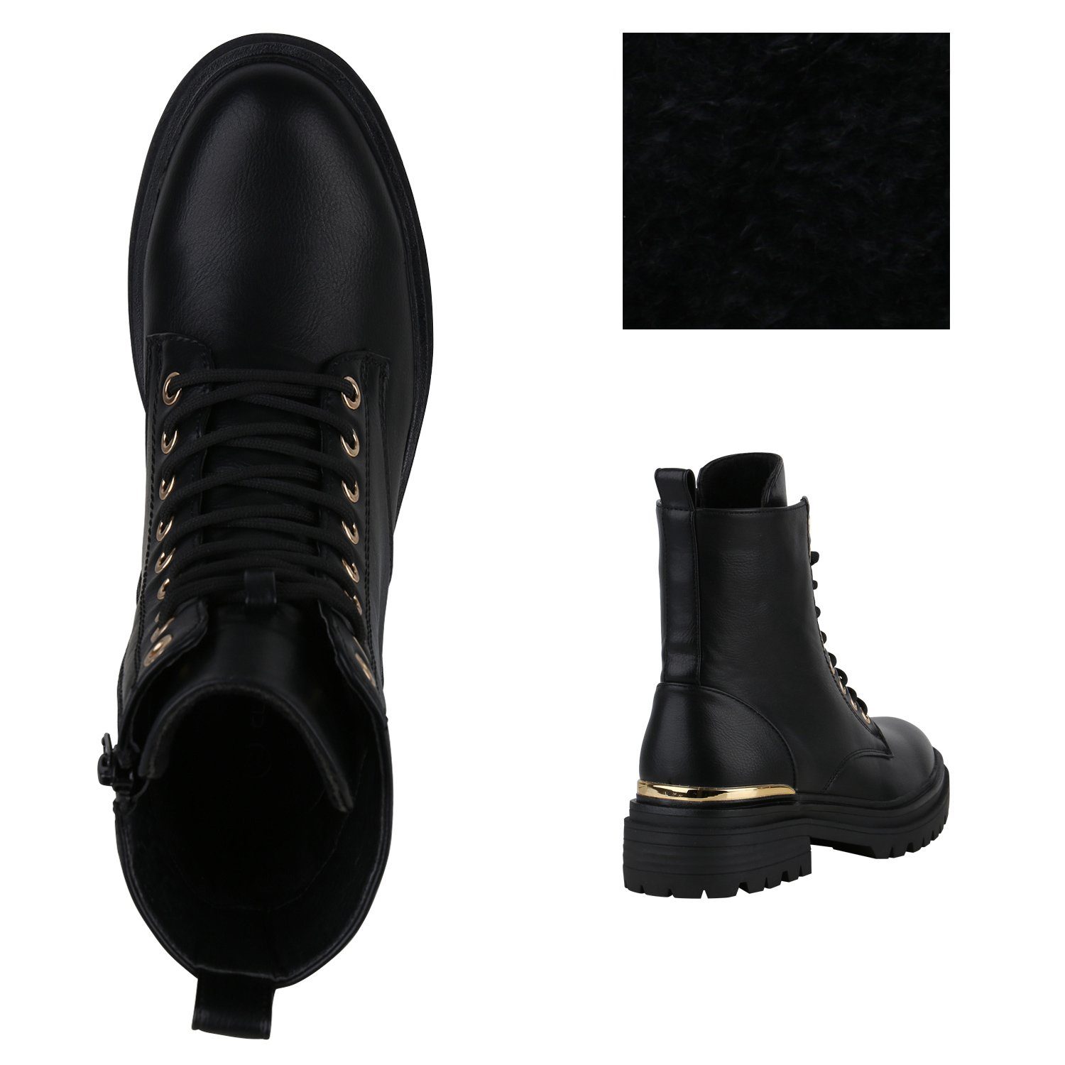 VAN HILL 840526 Schnürstiefelette Schuhe