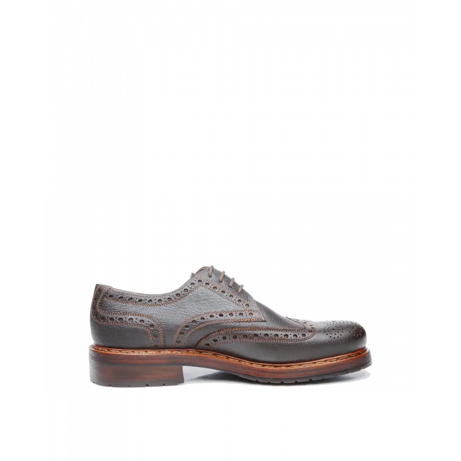 Heinrich Dinkelacker - Businessschuhe Derby RIO FULL-BROGUE W Büffelleder - braun