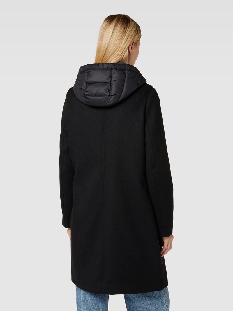 Kurzmantel im 2-in-1-Look in schwarz
