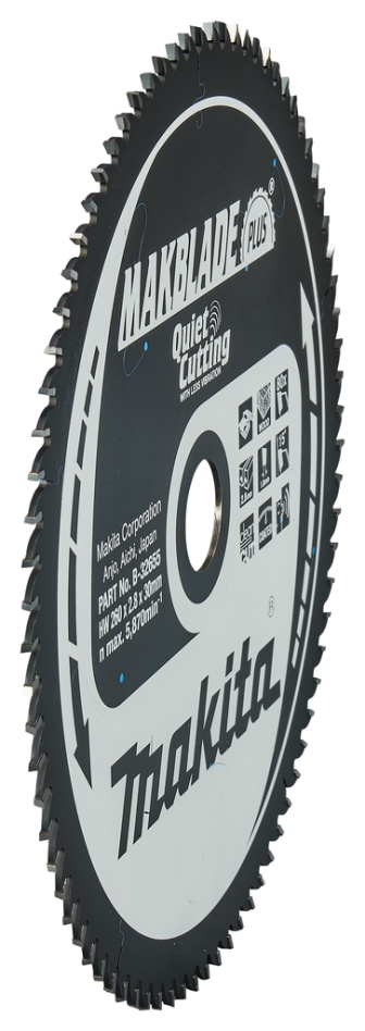 Makita Tillbehör B-32655 Makblade-Plus 260x30x2.8 80T 15g Bordsågklinga Trä
