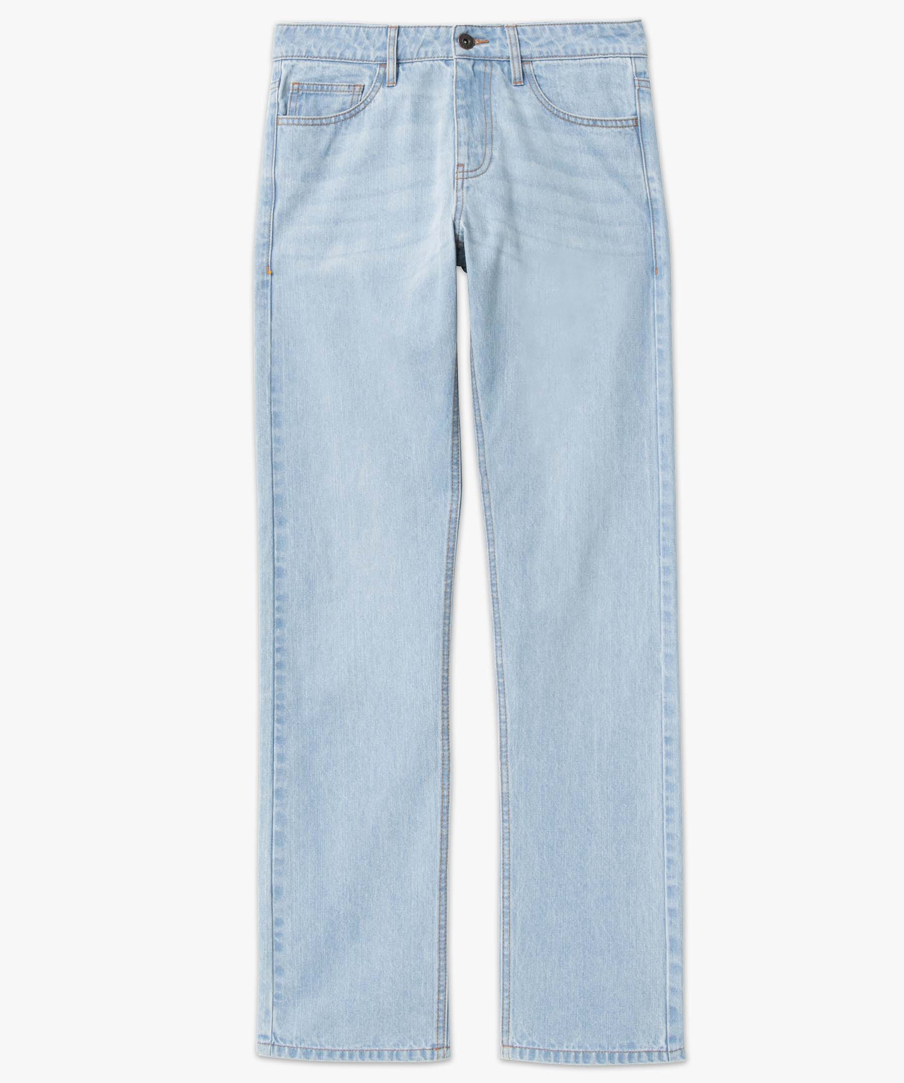 Jean homme coupe Regular légèrement délavé bleach | GEMO