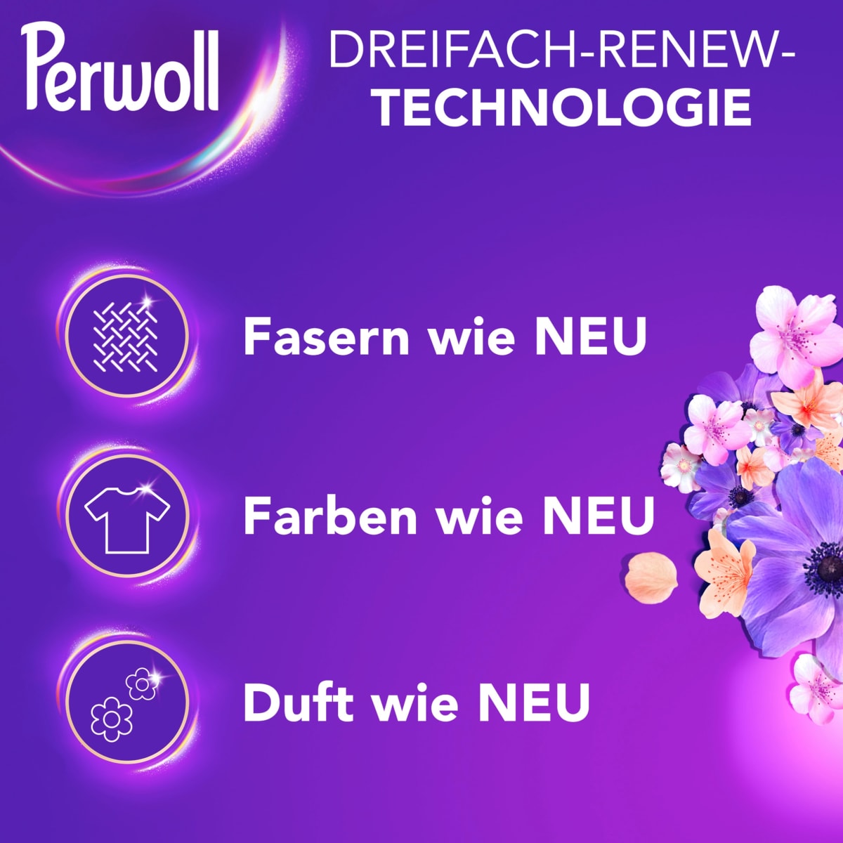 Feinwaschmittel dunkle Farben Blütenmeer, 27 Wl